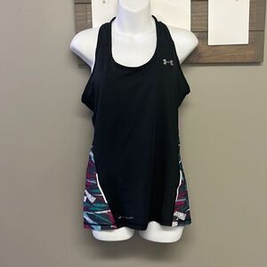 Under Armour Women’s ColdBlack Semi-Fitted HeatGear UPF 30 Tank Top- Medium